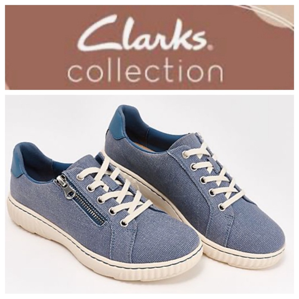 Clarks Collection Lace-Up Sneakers- Caroline Echo